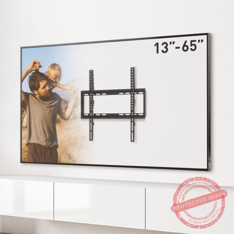 testing דגם E307 - זרוע ברקן קבועה למסכי 13-65 אינץ'