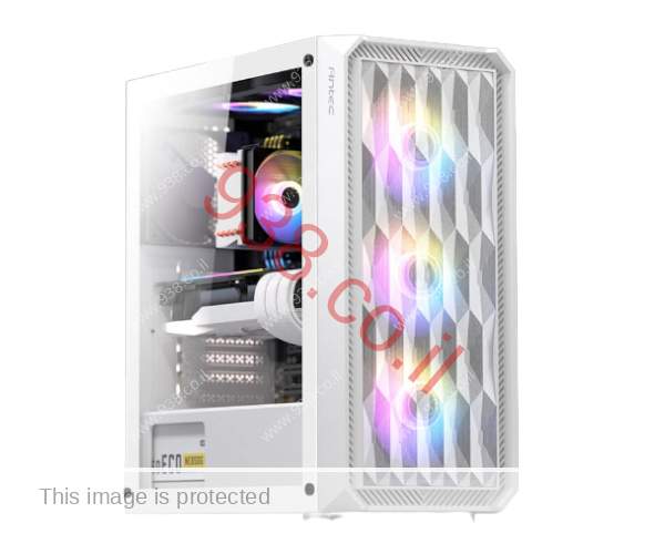 מארז Antec NX292 Mid Tower up to E-ATX MB 3X120MM RGB White