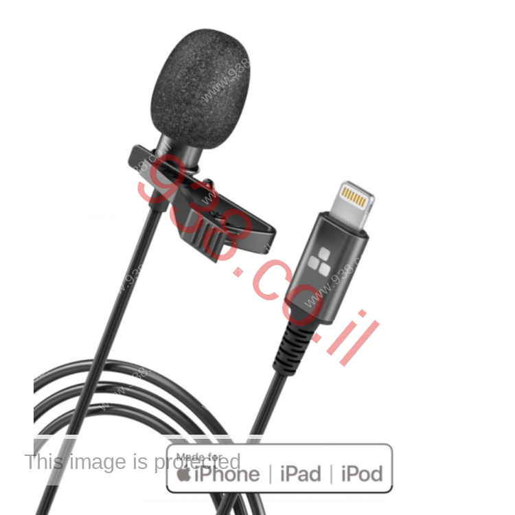 מיקרופון דש חיבור לאיפון