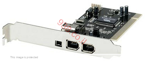 כרטיס + כבל FIREWIRE PCI