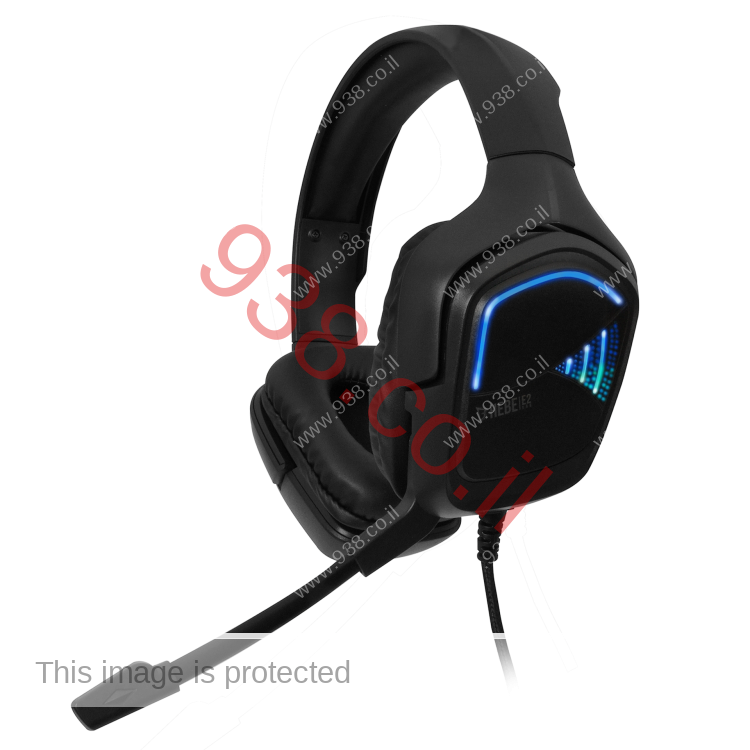 אוזניות גיימינג HEBE-E2 עם RGB חיבור PL