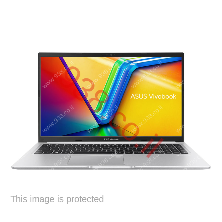 מחשב נייד אסוס ASUS 15.6 CORE-I5-1235U 512SSD 16GB DOS SILVER 1YEAR WAARANTY
