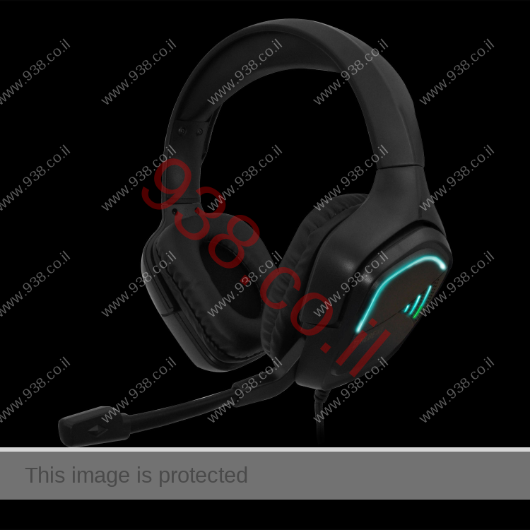 אוזניות גיימינג HEBE-E2 עם RGB חיבור PL