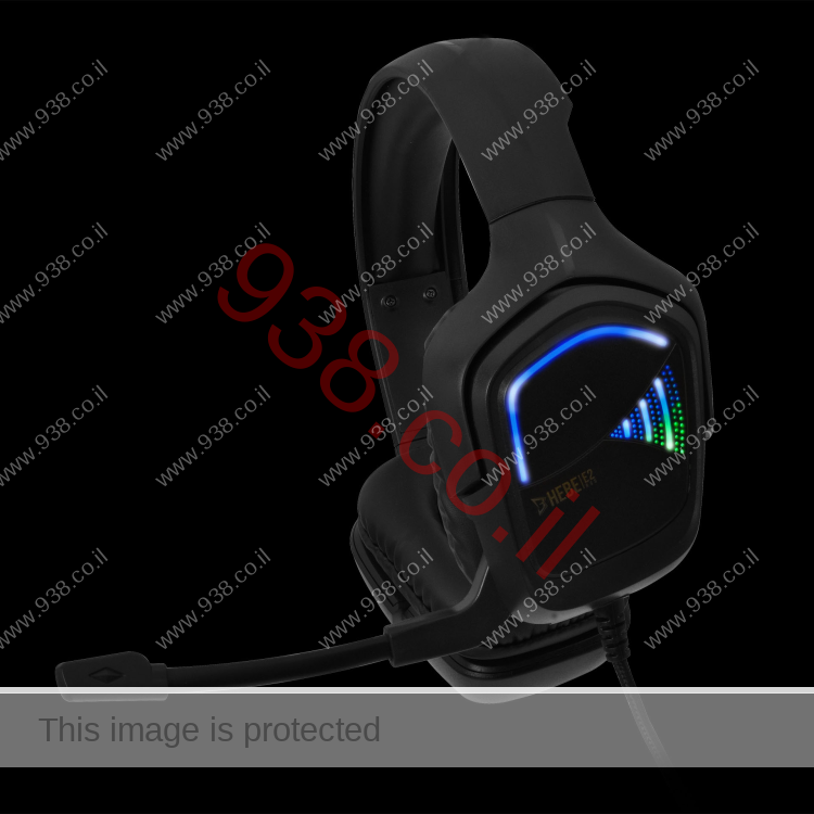 אוזניות גיימינג HEBE-E2 עם RGB חיבור PL