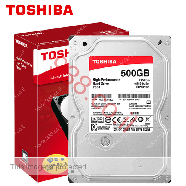 HARD DRIVE 500GB TOSHIBA
