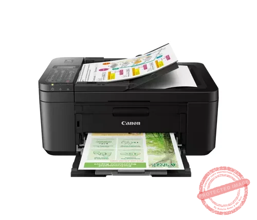 מדפסת משולבת אלחוטית צבעונית קנון Canon PIXMA TR4650 בצבע שחור