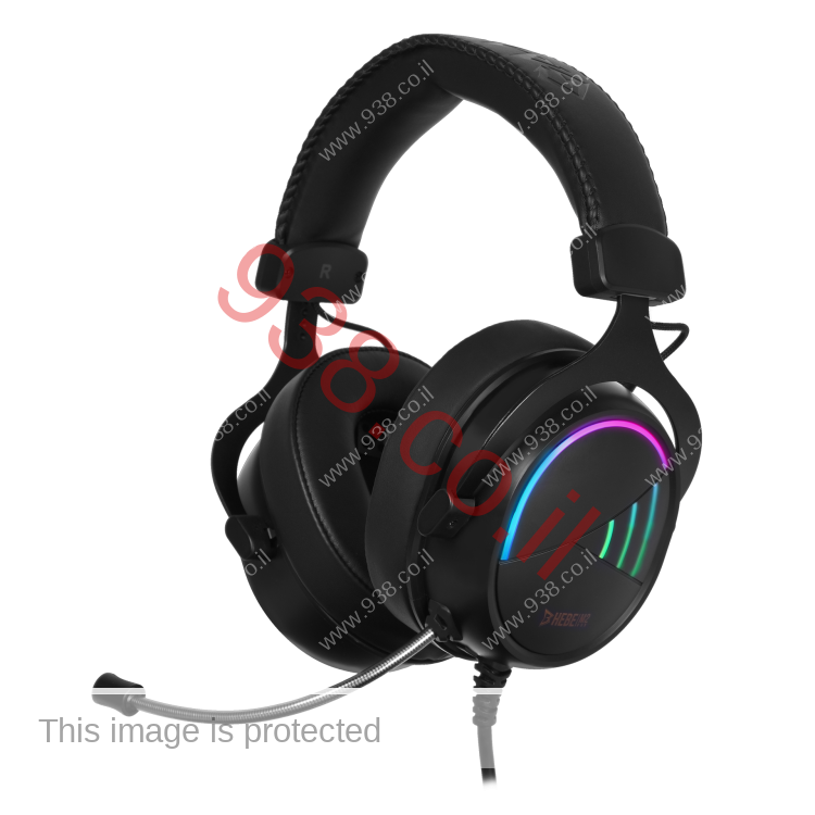 אוזניות גיימינג HEBE-M2 עם RGB חיבור USB