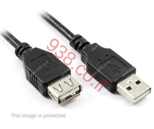 מאריך USB באורך חצי מטר