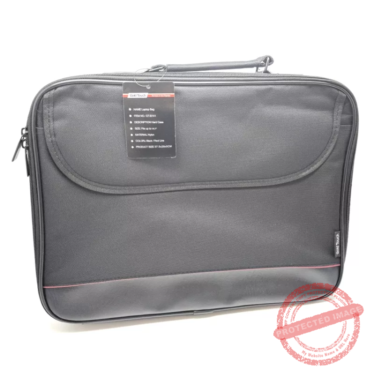 תיק נשיאה למחשב נייד עד 15.6 אינטש Gold Touch GT-B156 - צבע שחור