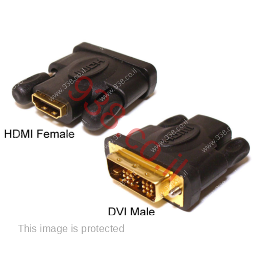 DVI male to HDMI female