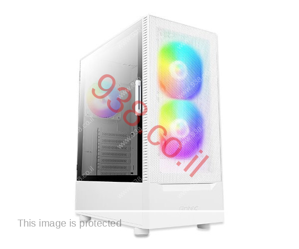 מארז גיימינג Antec NX410 V2 RGB ATX MID Tower Glass Side panel White