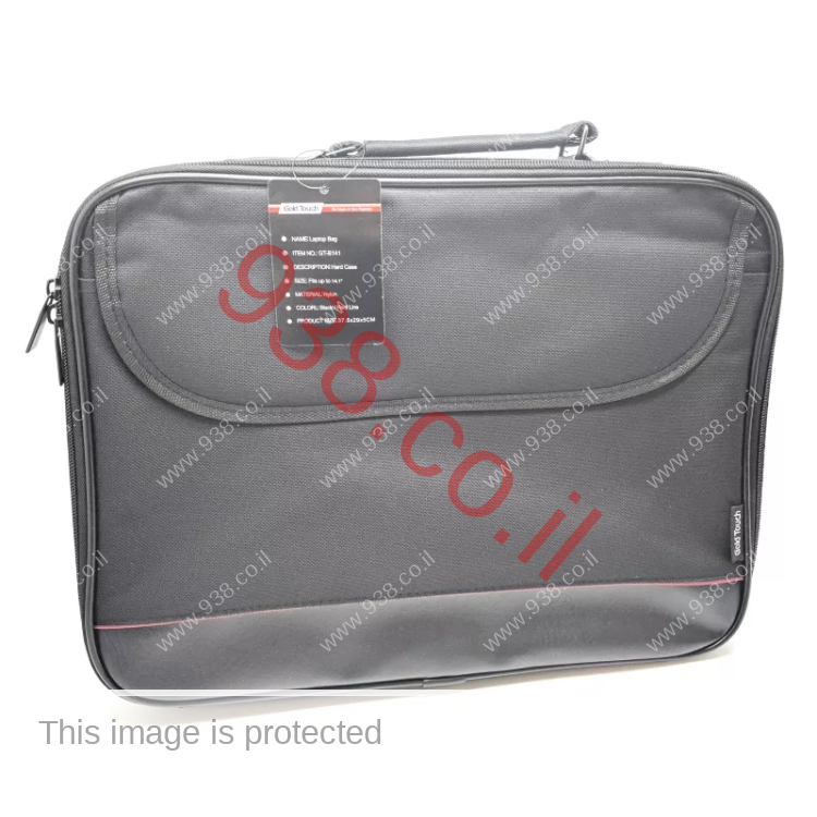 תיק נשיאה למחשב נייד עד 17.3 אינטש Gold Touch GT-B173 - צבע שחור