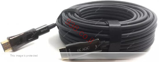 כבל HDMI באורך 100מטרים מבוסס על סיב אופטי